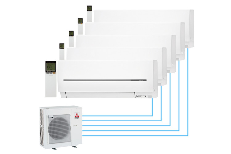 MITSUBISHI ELECTRIC MXZ-5E102VA / MSZ-AP20VG 5шт.