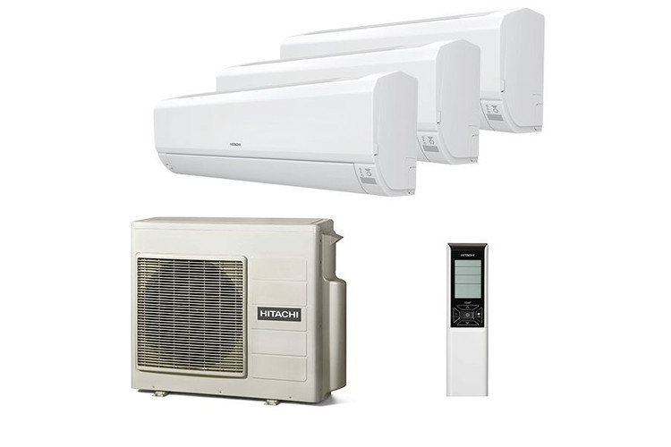 HITACHI RAK-18REF x3 / RAM-53NE3F