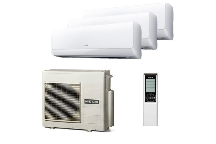 HITACHI RAK-25RXE x3 / RAM-68NP3E